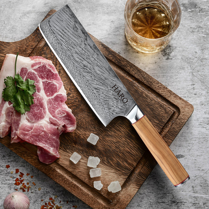 Haro Cutlery Premium Series 7" Nakiri Vegetable Knife