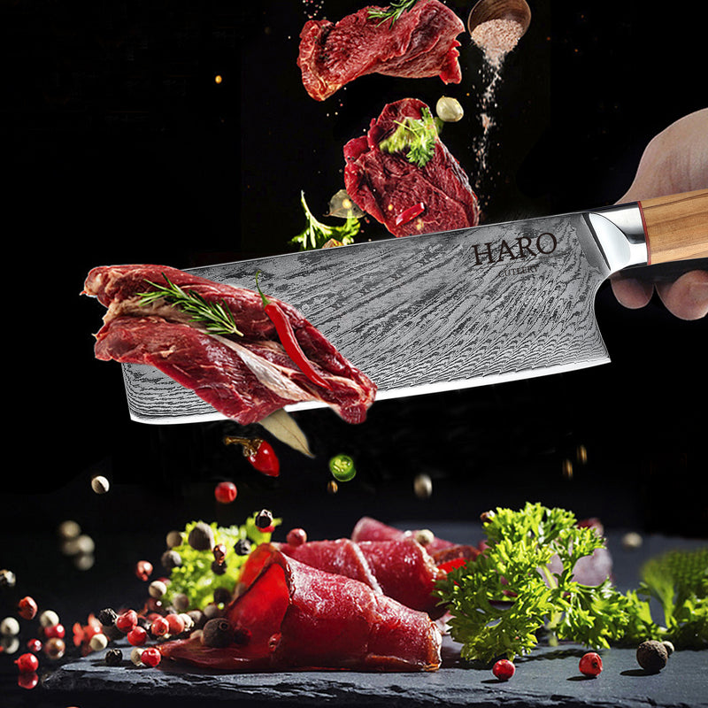 Haro Cutlery Premium Series 7" Nakiri Vegetable Knife