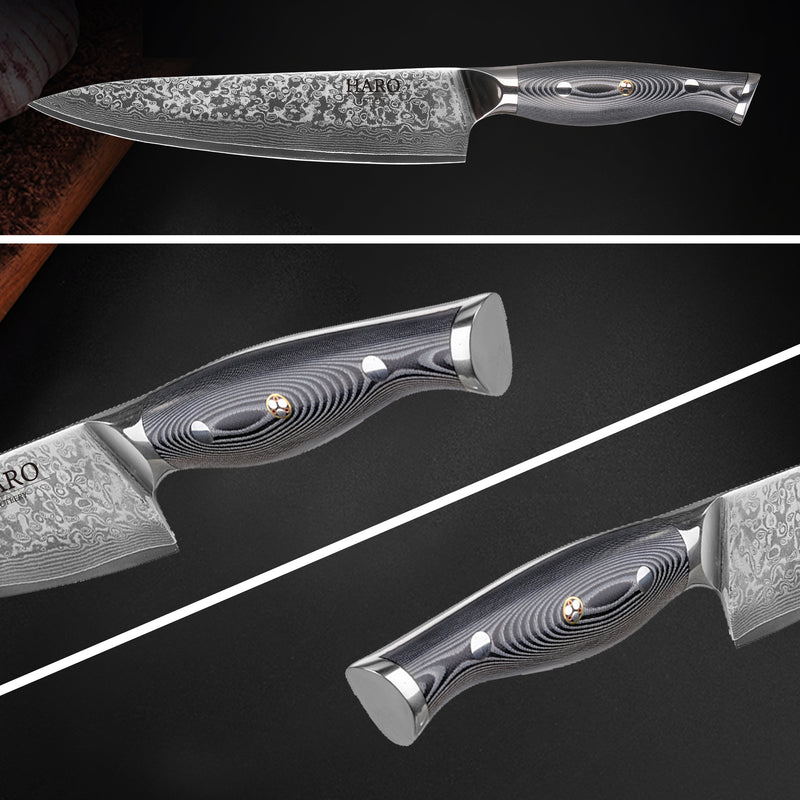 Haro Cutlery Micarta 8" Chef Knife