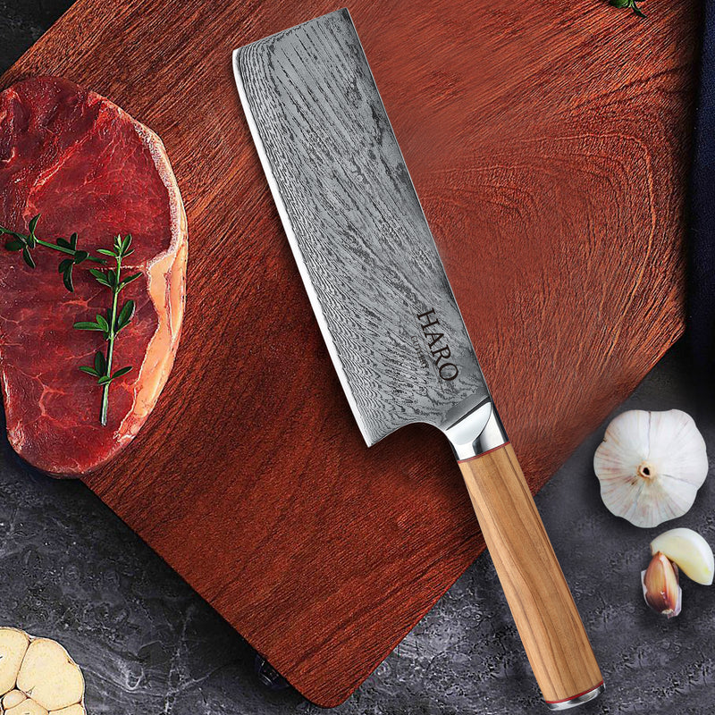 Haro Cutlery Premium Series 7" Nakiri Vegetable Knife