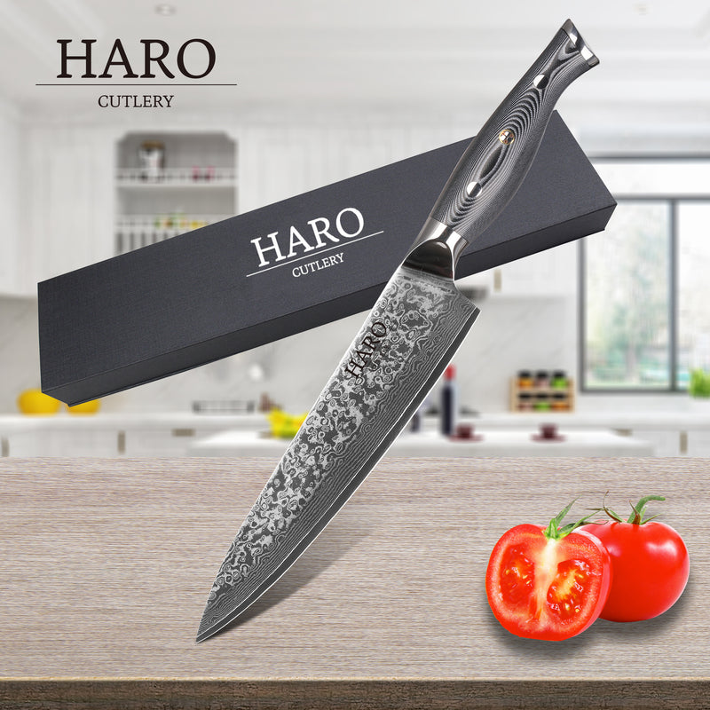 Haro Cutlery 8" Damascus Chef's knife