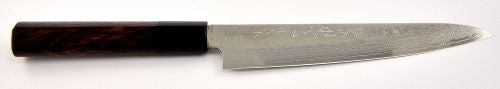 Kikuichiz Nickel Sweden Warikomi Damascus 6.5" Ulitity Knife